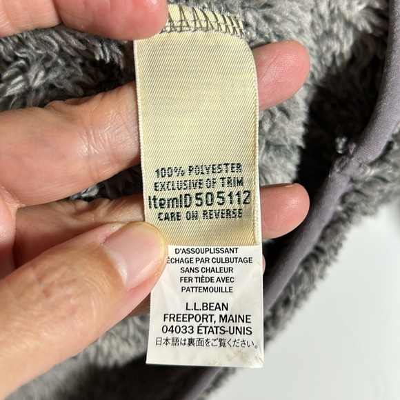 LL Bean Hi Pile Fleece Pullover - Picture 11 of 12
